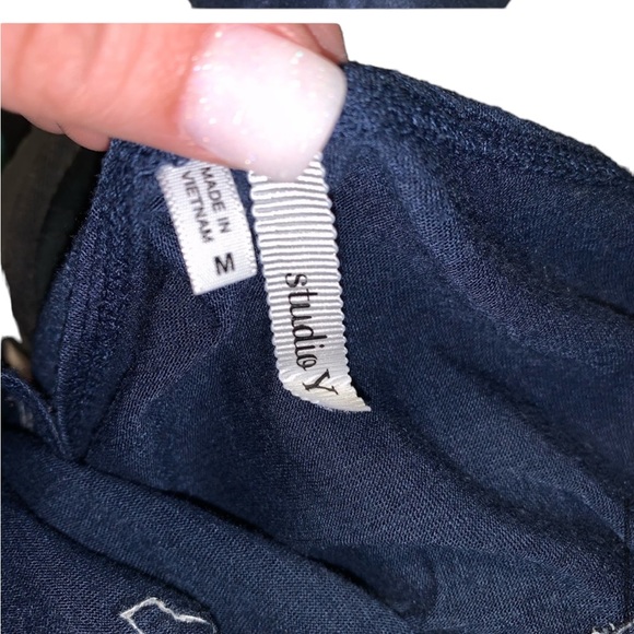 STUDIO Y: One Shoulder Sequin Embellished Top- Size Medium - Picture 12 of 12